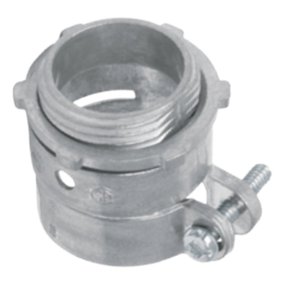 ANC-FXR-34 - Conector Recto para Tubo Flexible / 3/4" (19 mm) / Diámetro 32 mm / Longitud 36 mm / Acabado Bruñido Brillante / NEMA FB-1 / UL 514B