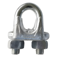 NUDO-38FS - Nudo de Perro para Cable de Retenida / Acero Forjado 3/8" / Rosca 7/16" (11.11 mm) / Longitud 9" (228.6 mm) / Torque 25-45 lb-ft / Galvanizado