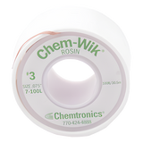237-SO-086 - Rollo de Desoldar Chemtronics, 100 ft, 30 mts, 0.075 inches.