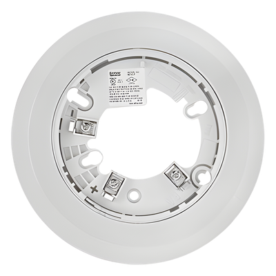 B210LP - Base de 6 pulgadas para detectores IDP y SK, Color Marfil