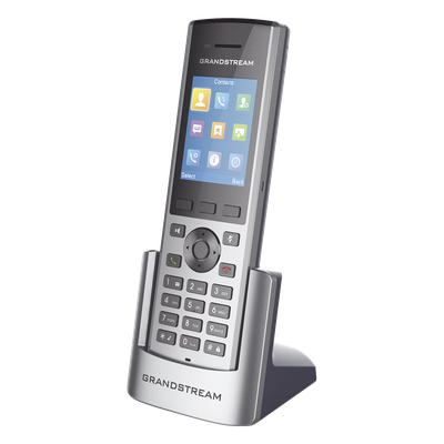 DP-730 - Teléfono IP DECT Inalámbrico / Alcance 400 m (1312.3 ft) / 10 Cuentas SIP / Pantalla LCD 2.4 Pulgadas / 40 Horas Conversación / Audio Full HD