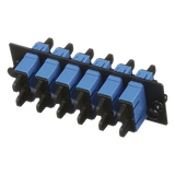 FAP6WBUDSCZ - Placa Acopladora de Fibra Óptica / 6 Conectores SC Dúplex / 12 Fibras Monomodo OS1/OS2 / Color Azul