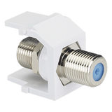 NKFWH - Módulo Acoplador Coaxial Tipo F / Keystone / 75 Ohms / 3.0 GHz / 29.6x16.7x21.8 mm / 1.17x0.66x0.86 ft
