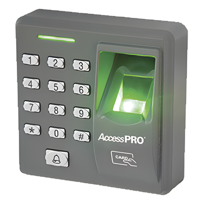 X7 - Lector Biométrico de Huella y Proximidad / 500 Huellas 500 Tarjetas / Teclado / Autónomo / Salida Relevador / Control de Acceso