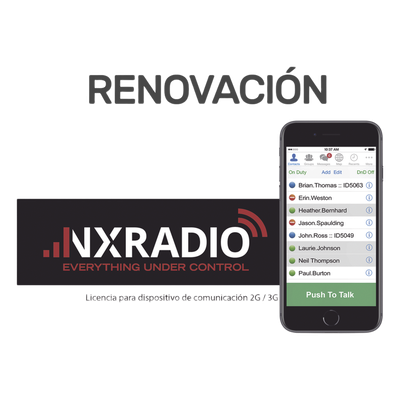RENOVACIONNXRADIO - Renovación de Licencia / 12 Meses / iOS y Android / Licencias Próximas a Vencer