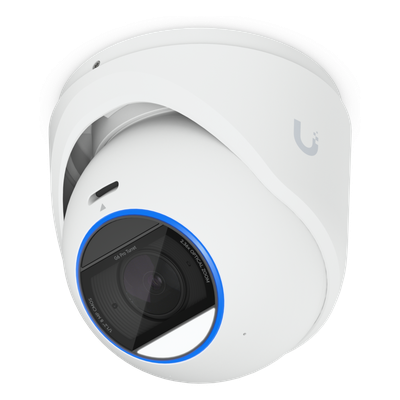 UVC-G6-PRO-TURRET-W - Cámara Turret IP / 4K 8MP / Zoom Óptico 2.36× / IR 40 m (131.2 ft) / Motor IA Multi-TOPS / PoE+ / IP66 IK04 / -30°C a 50°C