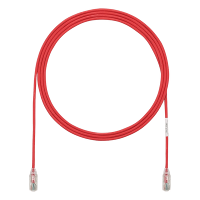UTP28SP33RD - Cable de Parcheo Cat6 / UTP 28AWG / Diámetro 3.8 mm / 10.06 m (33 ft) / Doble Clasificación CM/LSZH / Rojo