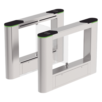 SBTL6000 - Barrera abatible peatonal / Acero inoxidable / Acrílico / 1 carril / 2 millones ciclos / AC 110-240V / -28°C a 60°C