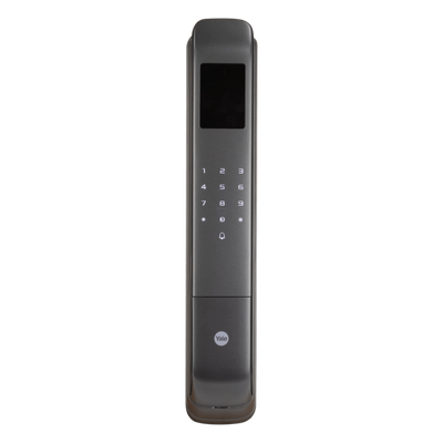 MX83424 - Cerradura Digital / Reconocimiento Facial 3D / Sensor de Huella con IA / 100 Huellas / 100 Tarjetas MIFARE / IP54 / Aleación de Aluminio