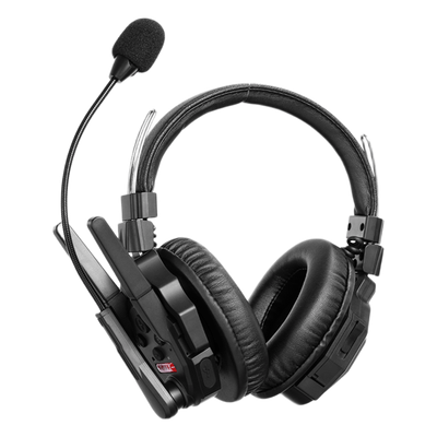 TXMAX1 - Intercomunicador Inalámbrico Binaural / Cancelación de Ruido IA / Rango 500 m (1640 ft) / Bluetooth 5.0 / Batería 1050 mAh / Resistente a Salpicaduras