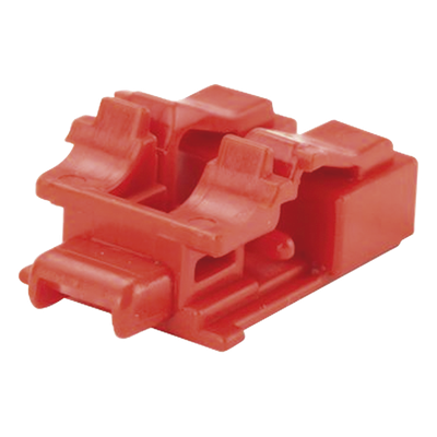 PSL-LCAB - Kit de Bloqueo de Puertos / Fibra Óptica LC Duplex / 10 Unidades / Llave de Extracción Incluida / Color Rojo