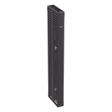 PR2VD06 - Organizador Vertical de Cables / Alta Densidad 45 RU / Doble Frontal y Posterior / 6 in (152 mm) Ancho / Acero y ABS / Push-to-Close