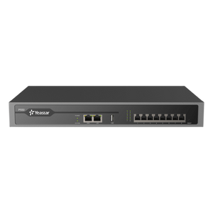 P550 - Conmutador IP PBX Enterprise / 50 Extensiones SIP / 25 Llamadas Simultáneas / Hasta 8 Puertos FXO/FXS/BRI / Omnicanal WhatsApp, Facebook, SMS / Transcripción IA / Call Center Integrado