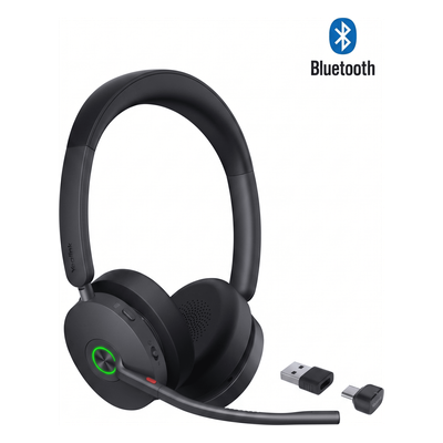 BH74-UC-USB-C/A - Diadema Inalámbrica Bluetooth / ANC Híbrida / 6 Micrófonos Acoustic Shield 3.0 / Alcance 50 m (164 ft) / Autonomía 65 h / Bluetooth 5.3