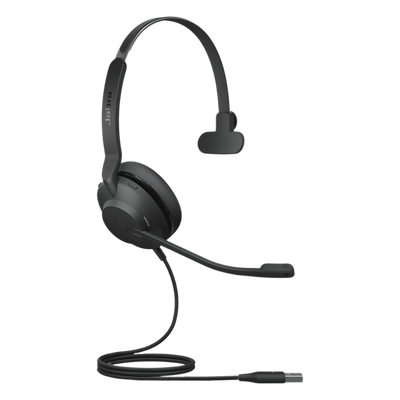 EVOLVE2-30-MONO-UC-A - Auricular Mono UC / Aislamiento de Ruido Viscoelástico / Busylight Integrado / Dual Micrófonos con Reducción Ambiental / Certificación Microsoft / Optimizado Trabajo Remoto