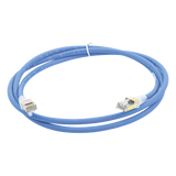 ZM6A-05-06B - Patch Cord Cat6A UTP / CM / 1.52 m (5 ft) / Doble Aislamiento / 7.37 mm OD / Azul