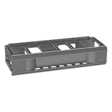 DCHS1 - Organizador de Cables Horizontal / 1 UR / 19in / 66 Cables Cat 5e/6/6a / Montaje sin Herramientas