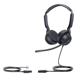YHS36-E2-DUAL - Auricular con Diadema / Alámbrico Analógico / Conexión QD a RJ9 / Audio HD 20 Hz - 20 kHz / Cancelación de Ruido / ActiveProtection