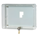 TG512A1009/U - Guarda Antimanipulación para Termostato / Policarbonato Transparente / Montaje Vertical u Horizontal / Cerradura con Llave / Tamaño Grande