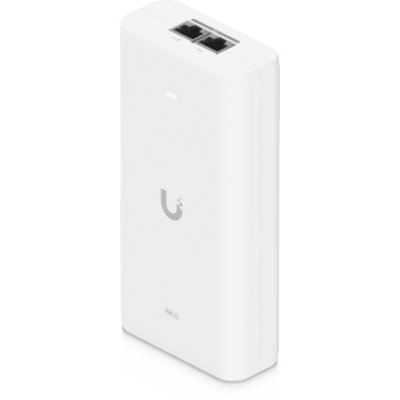 UACC-POE+++-10G - Adaptador PoE++ / 54Vcc @ 1.67A / hasta 90W / Puertos 10 GbE / Protección de Sobretensiones