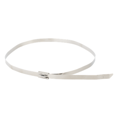 ST-CT360 - Cincho de Acero Inoxidable / 4.6 mm x 360 mm (1.18 ft) / 60 kg Tracción / 10 piezas / -40°C a +85°C