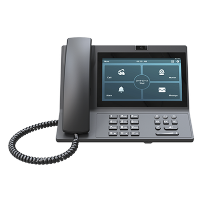 VPR49G - Estación de Guardia IP / Pantalla Táctil 7 Pulgadas / Resolución 1024x600 / Cámara 2 Megapixel / Wi-Fi / PoE / Bluetooth / HDMI / USB-C / Android 9.0