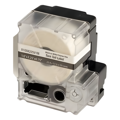 R100X225V1M - Casete de Etiquetas Autolaminadas / Rotación 360° / Cat 6 FTP y Cat 6a/10Gig / AWG 8-4 / 75 Unidades / 2.25 in Largo