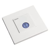 NX0195/B - Pulsador de Alarma Médica Iluminado / Contacto NA / IP65 / 12VDC / 44x44x46 mm / 1.73x1.73x1.81 in