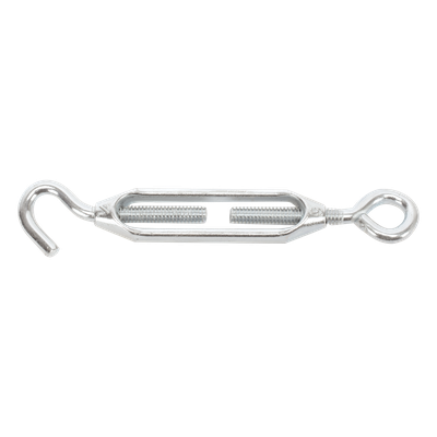 TENL1/4OGJ - Tensor de Cable / Ojo-Gancho / 1/4 in / Carga 150 kg / Carrera 2-1/8 in / Aleación de Zinc / Galvanizado en Caliente