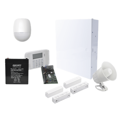 VISTA48WIRES - Kit de alarma cableada / panel de 8 zonas + 40 inalámbricas / 3 particiones / AlarmNet IP y celular / Total Connect 2.0