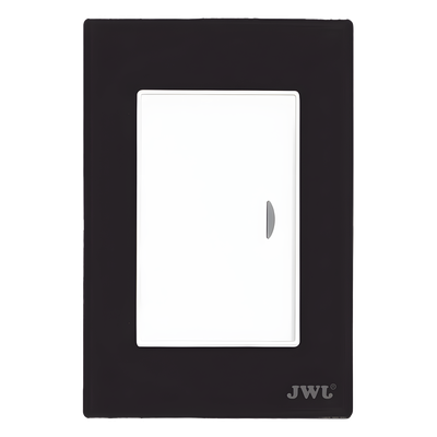 JTL-F7602 - Apagador Escalera Sencillo de 10 A/ 127 V CA ~ 60 Hz / Placa Negra.