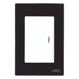 JTL-F7602 - Apagador Escalera Sencillo de 10 A/ 127 V CA ~ 60 Hz / Placa Negra.