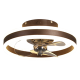 JLV-021 - Ventilador de Techo con Luminario LED de  110 V CA 50/60 Hz / 4500 Lm / 6500 - 4 000 - 2 700 K / 3 Tonos de Luz / 3 Velocidades / Dimeable.