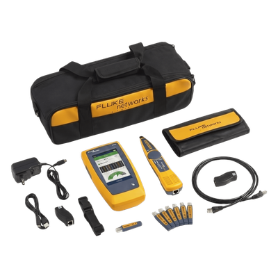 LIQ-DUO-KIT-H6-MX - Calificador de Red y Wi-Fi / Verificación 10GBASE-T / Diagnóstico Switch VLAN y PoE / Análisis Wi-Fi 6E / Pantalla Multitáctil