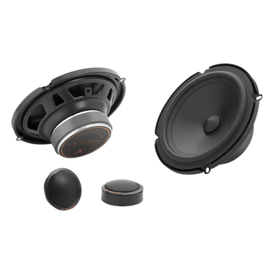 10-03192-00 - Componentes de Audio Automotriz / 6.5 Pulgadas / 2 Vías / 50 W RMS / 4 Ω / Tweeter Aluminio 25 mm / Rejillas Incluidas