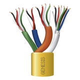 2196-1002 - Carrete de Cable de 305 Metros (1000 Pies) / Color Amarillo / Compuesto por  6 x 22 AWG blindado, 4 x 18 AWG, 4 x 22 AWG, y 2 x 22 AWG / Para Aplicaci