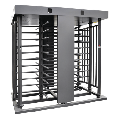 XT-200-C - Torniquete de Cuerpo Completo / 4 Ejes de Seguridad / Rotación 90° / 30 Personas por Minuto / Interior/Exterior / 110 VCA / Acero al Carbón con Pintura Gris