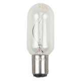 0374-004-CLR - Bombilla transparente de 120 Vca / 30 W de doble contacto