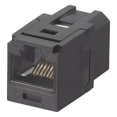 CC688BL - Módulo Acoplador RJ45 / Categoría 6 / Mini-Com / Contactos Chapados en Oro 50 µin / HDBaseT 100 W / -10°C a 65°C