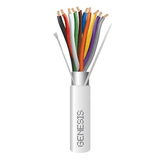 Carrete de 305 Metros (1000 Pies) / Cable de Cobre / 10 x 18 AWG / Plenum / Color Blanco / Blindado / Para Aplicaciones de Alarmas de Intrusión / Cont