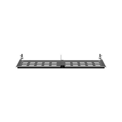 FLEX-PLATE1U - Organizador de Holgura para Fibra Óptica / 1 UR / 12 Casetes / Acero / 8.88' (225.5 mm) Profundidad / Negro