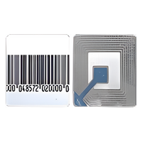 GF4040H - Tags RF antihurto / 8.2 MHz / 40 x 40 mm / 1.57 x 1.57 in / Papel desechable / Alcance 90-120 cm