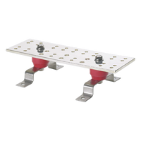 GB4B0612TPI-1 - Barra de Puesta a Tierra Principal / Cobre Estañado / 1/4 in x 4 in x 12 in (0.64 cm x 10.16 cm x 30.48 cm) / 12+6 Posiciones / BICSI y TIA-607-B