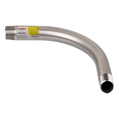 KCODI-34 - Codo de Tubería / 3/4 Pulgada / Pared Gruesa / Acabado Zincado / Rosca Cónica / Resistente a Intemperie