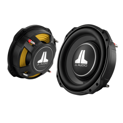 10-03043-00 - JL Audio® TW3 /10TW3-D4 / Car Audio / Subwoofer Thin-line 10" / Dual 4 ohm / 400W RMS / Polipropileno con Mica / Bobina 2" / Montaje 3.5" (8.9 cm)