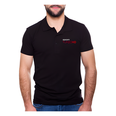 PLATHDBM - Playera Polo / Algodón 100% / Negro / XS a 3XL