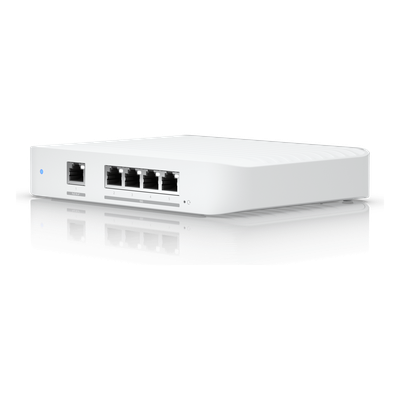 USW-FLEX-XG - Switch Capa 2 / 4 Puertos 10GbE / Alimentación PoE+ o USB-C / Compacto / 82 Gbps de Rendimiento