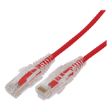 LP-UT6A-05-RD28 - Cable de Parcheo Slim UTP Cat6A / 0.5 m (1.64 ft) / 28 AWG / Rojo / RJ45