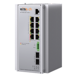 WI-PCMS310GF-ALIEN-I - Switch Industrial Administrable / 8 Puertos PoE Gigabit / 2 SFP / 240 W / -40 a 80 °C / 6 kV Protección