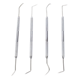 EPZZ04 - Juego de herramientas para soldadura / 4 piezas / Ganchos recto, diagonal, curvo y encorvado / Diseño ergonómico